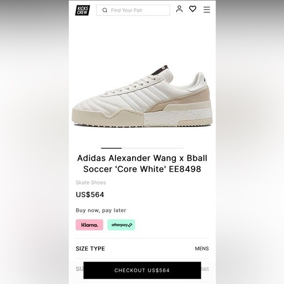 Adidas X Alexander Wang BBall Leather Sneakers in Core White - Picture 9 of 15